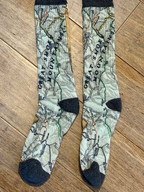 Great Smoky National Parks Map Socks